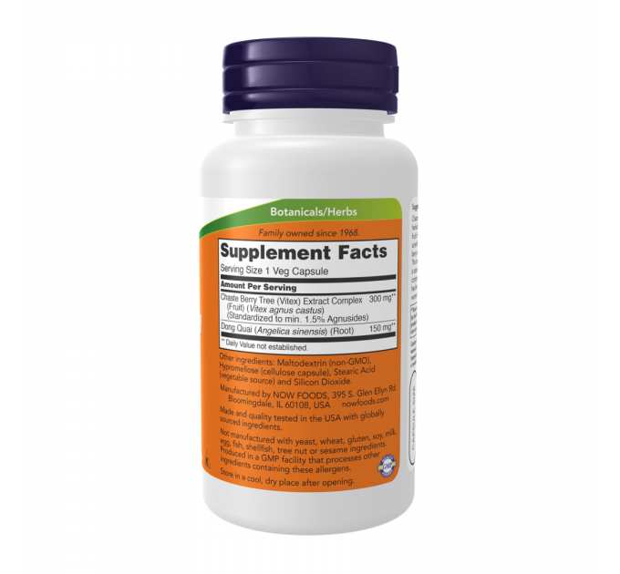 Chaste Berry Vitex Extract 300 mg - 90 vcaps