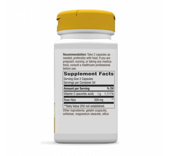 Vitamin C with Rose Hips - 100 caps
