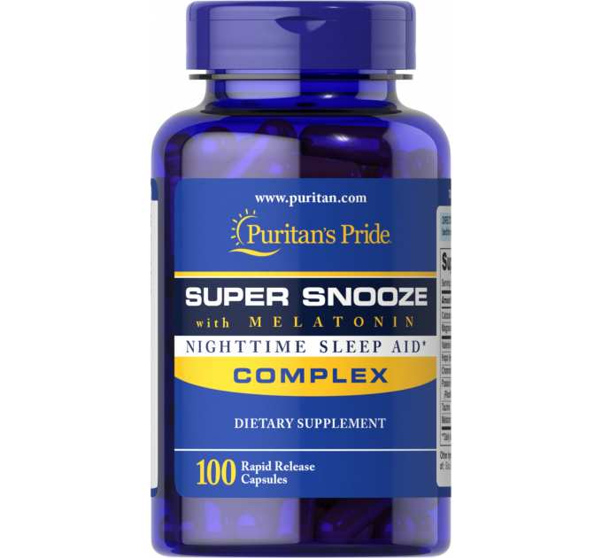 Super Snooze with Melatonin - 100 Capsules