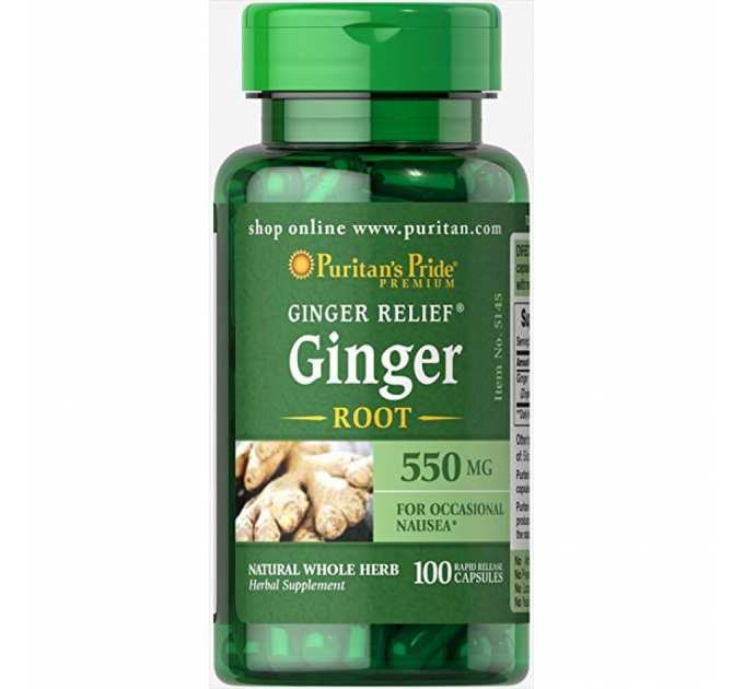 Ginger Root 550 mg - 100 caps