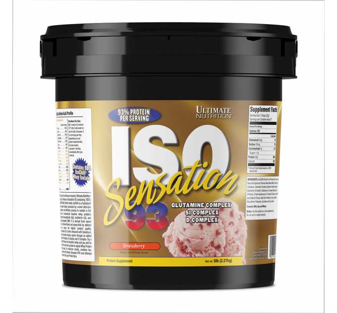 ISO Sensation 5lb - 2270g Strawberry