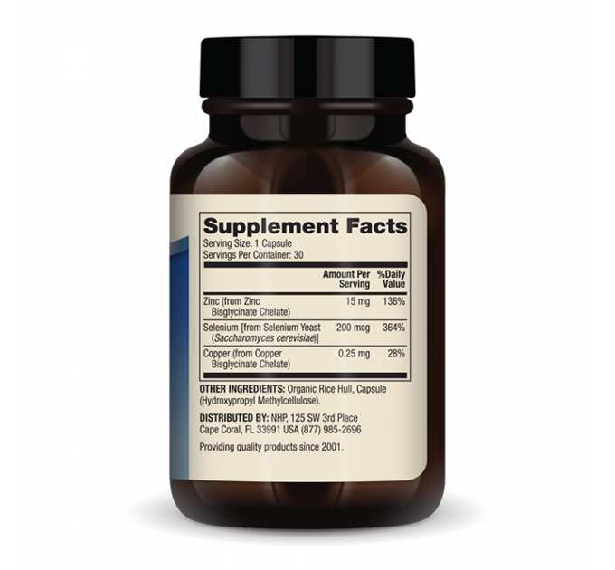 Zinc plus Selenium - 30 caps