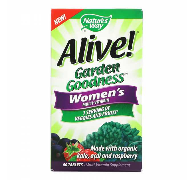 Alive Organic Garden Goodness Women - 60 tabs