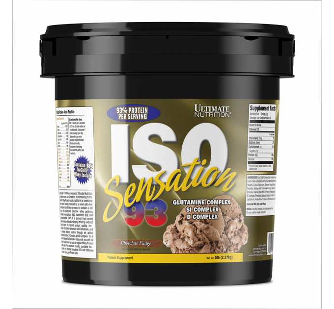 ISO Sensation 5lb - 2270g Chocolate Fudge