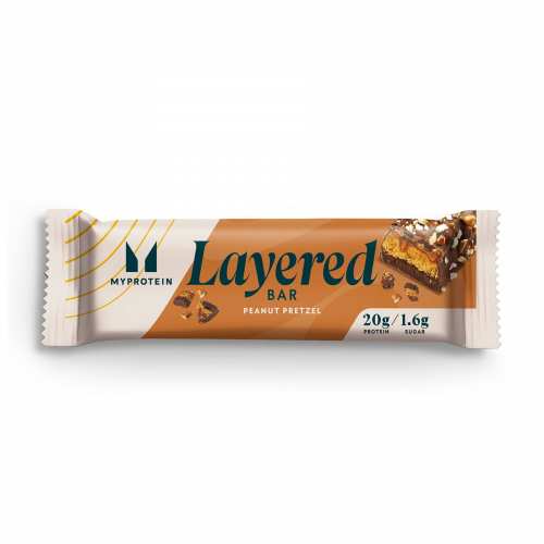 Layered Bar - 60g Chocolate Peanut Pretzel