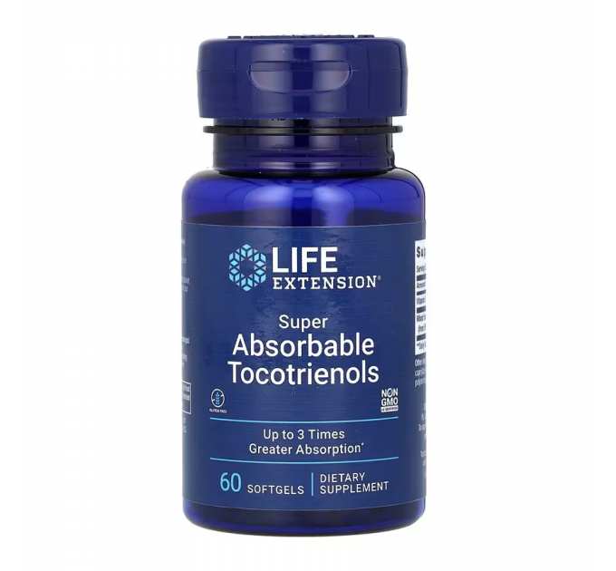 Super Absorbable Tocotrienols - 60 softgels (До 11.25)