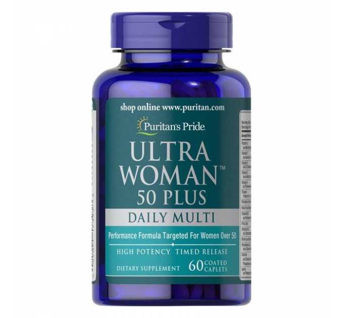 Ultra Woman™ 50 Plus Multi-Vitamin - 60 caps