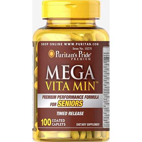 Mega Vita Min™ Multivitamin for Senior Timed Release - 100 Caplets