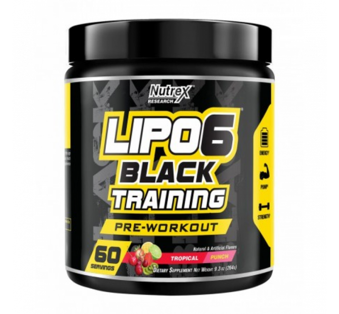 Lipo-6 Black Training - 60serv Tropical Punch