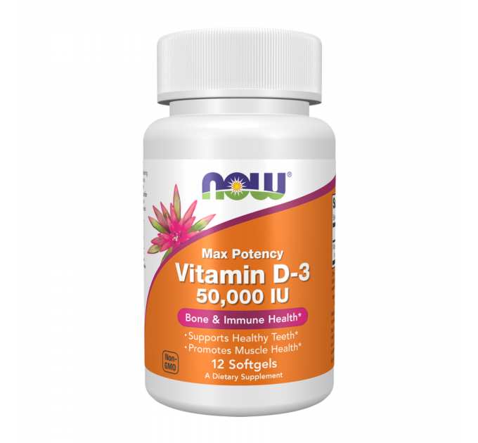 Vitamin D-3 50,000 IU - 12 softgels