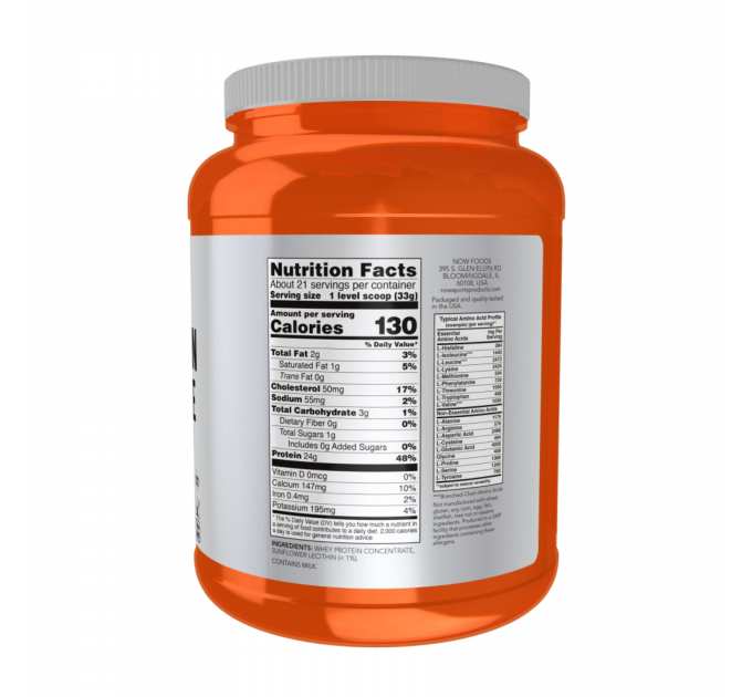 Whey Protein Concentrate - 680g Unflavored
