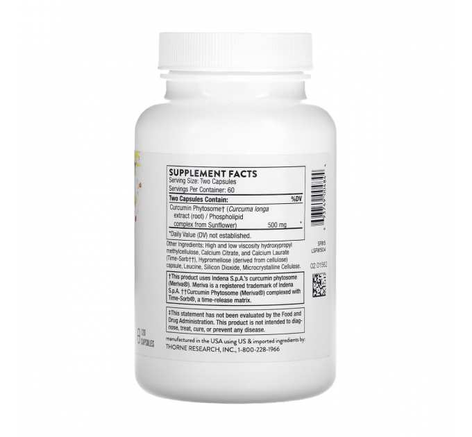 Curcumin Phytosome - 120 caps