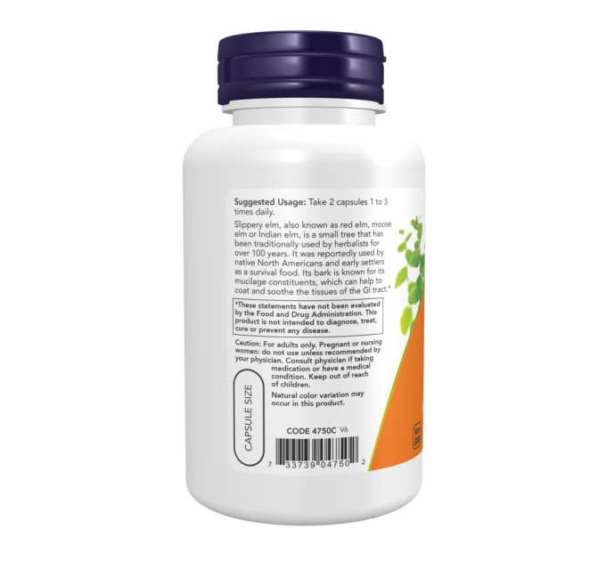 Slippery Elm 400 mg - 100 vcaps