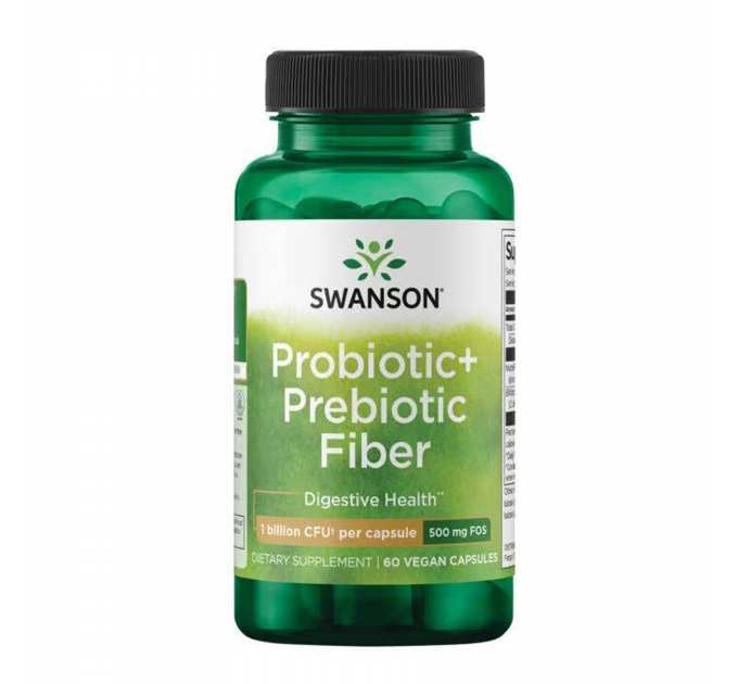 Probiotic+ Prebiotic Fiber 1 Billion Cfu - 60 vcaps