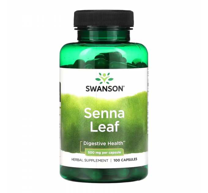 Senna Leaf 500mg - 100 сaps