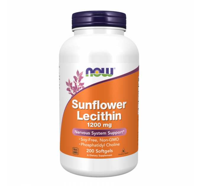 Sunflower Lecithin 1200mg - 200 sgels