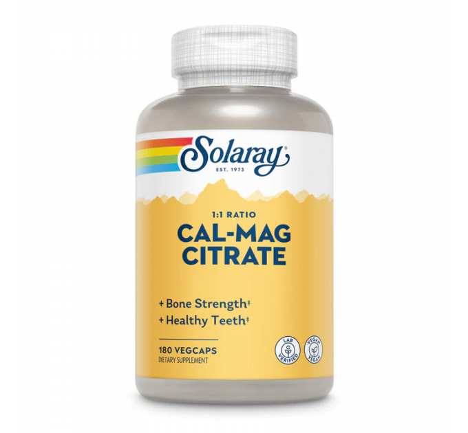 Cal-Mag Citrate - 180 veg caps