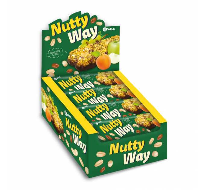Nutty Way - 20x40g (частково глазурований)
