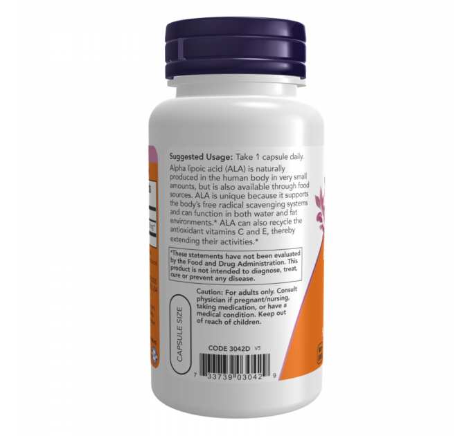 Alpha Lipoic Acid 250mg - 120 vcaps