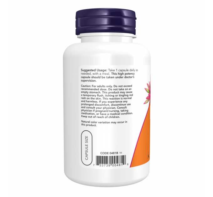 Niacin 500mg - 100 vcaps