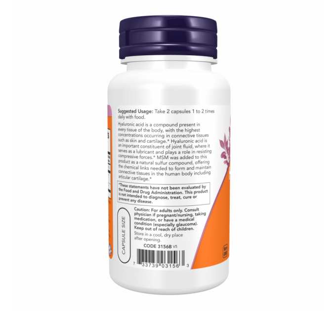 Hyaluronic Acid 50 mg - 60vcaps