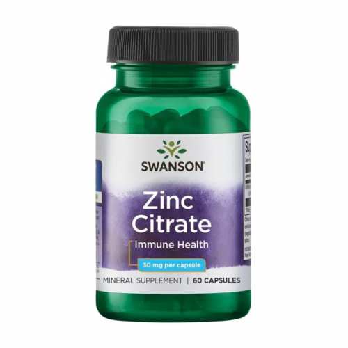 Zinc Citrate 30 mg - 60caps (Пошкоджена етикетка)