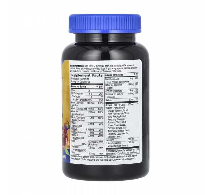 Alive!® Men's 50+ Multi Gummy - 60 gummies