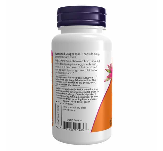 PABA 500mg - 100 caps