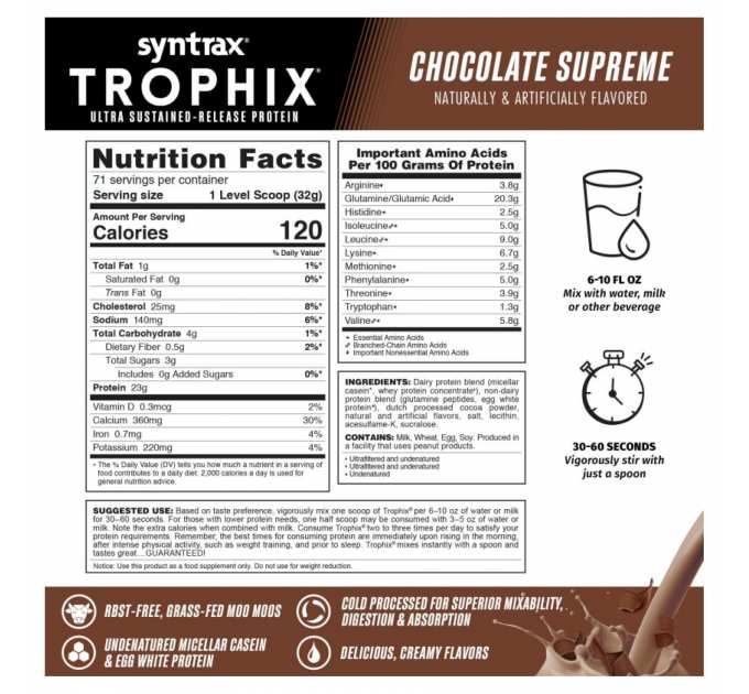 Trophix - 2270g Chocolate Supreme