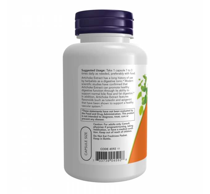 Artichoke Extract 450mg - 90 vcaps
