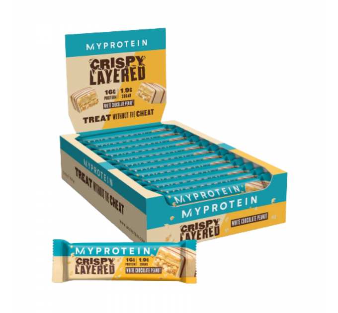 Crispy Layered - 12x58g White Chocolate Peanut