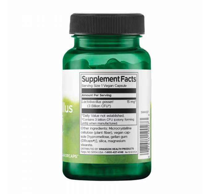 Lactobacillus Gasseri 3 Billion Cfu - 60 vcaps