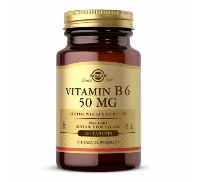 Vitamin B6 50mg - 100 tabs
