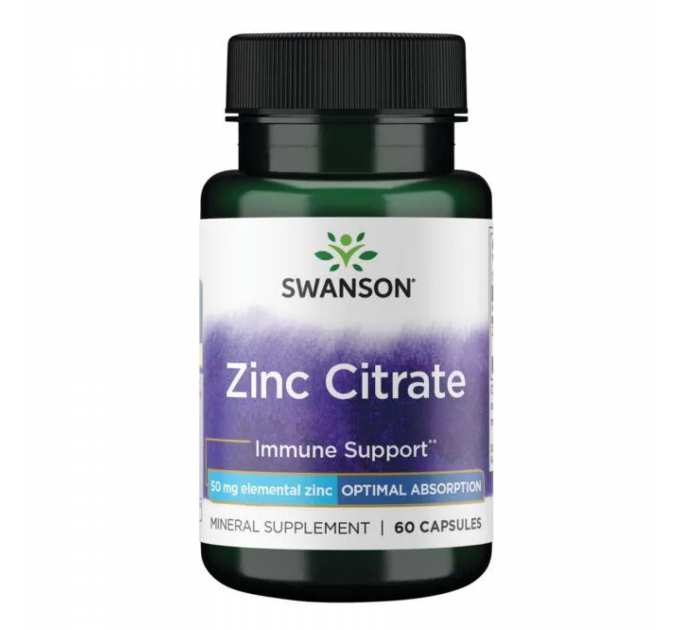 Zinc Citrate 50mg - 60caps