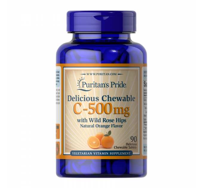 Vitamin C 500mg With Rose Hips - 90 chewables