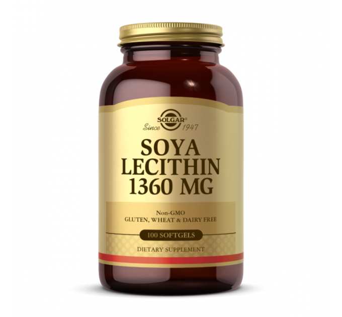 Lecithin 1360mg (Natural Soya) - 180 softgels