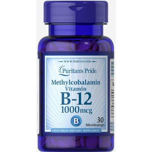 Methylcobalamin Vitamin B-12 1000 mcg - 30 Microlozenges
