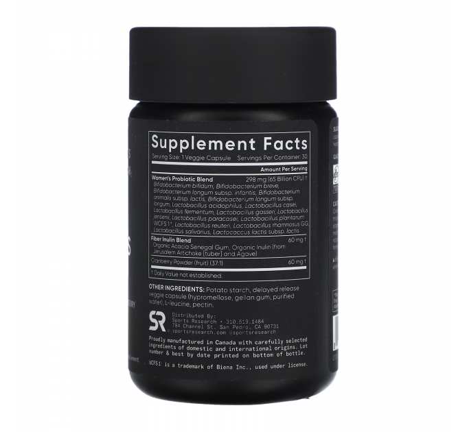 Daily Women's Probiotics 65 Billion CFU - 30 veg caps
