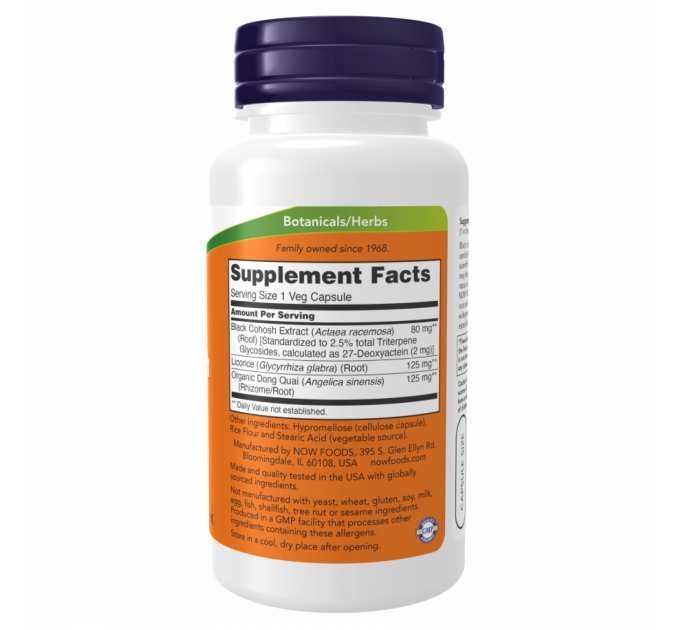 Black Cohosh 80mg - 90 vcaps