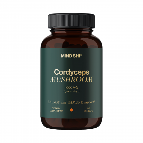 Cordyceps Mushroom 1000 mg - 60 vegcaps (Пошкоджена кришка)