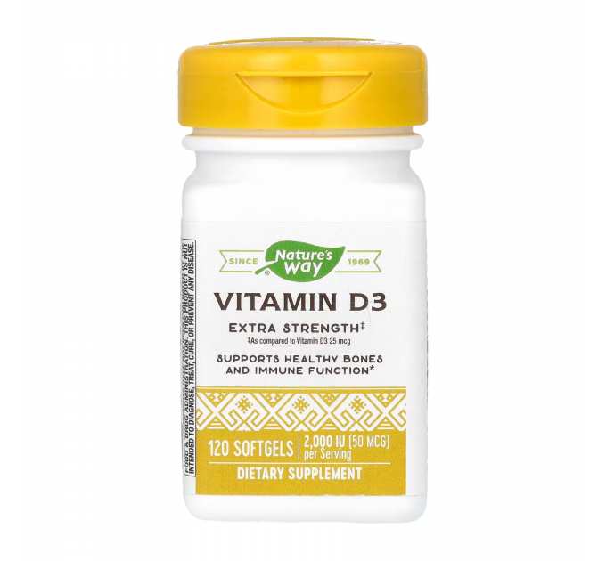 Vitamin D3 Extra Strength - 120 softgels