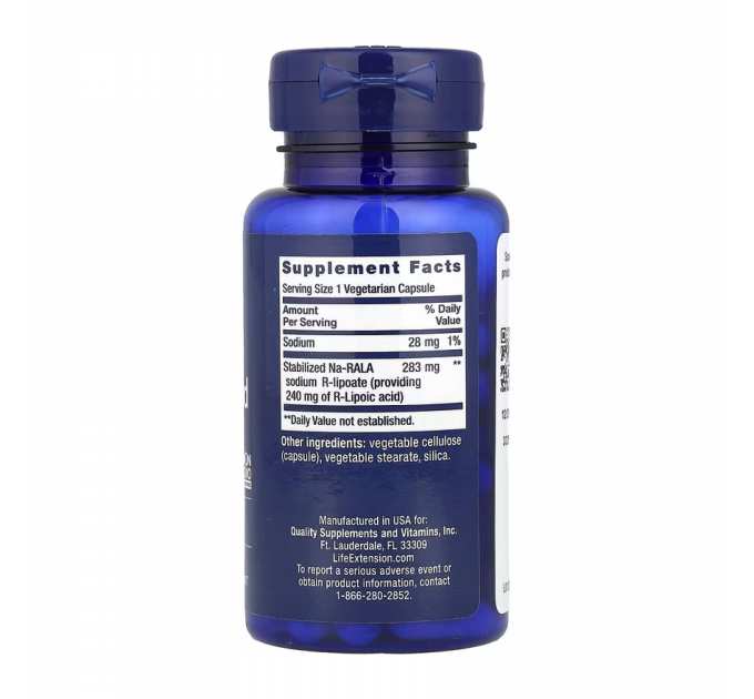 Super R-Lipoic Acid 240 mg - 60 vcaps