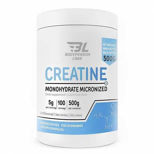 Creatine monohydrate - 500g Pure (Пошкоджена пломба і кришка)