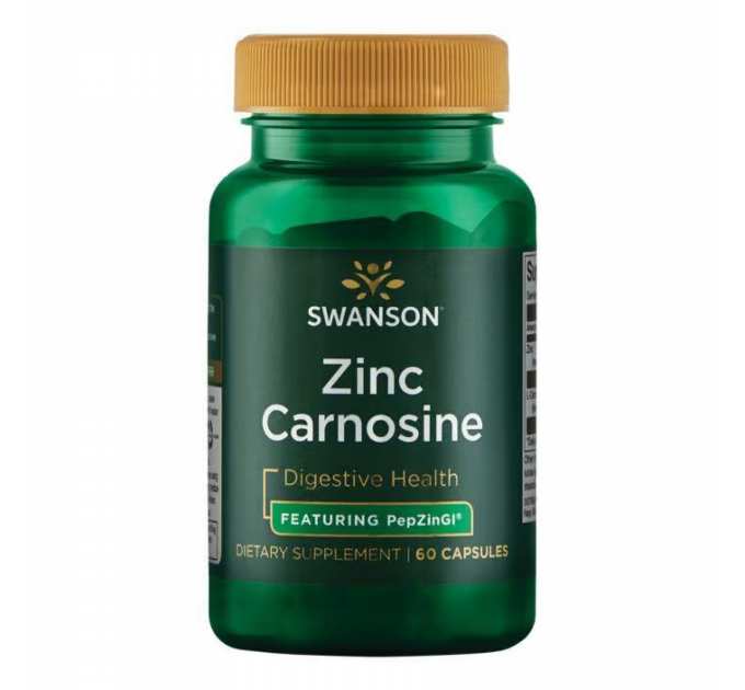 Zinc Carnosine Featuring Pepzingi - 60 сaps