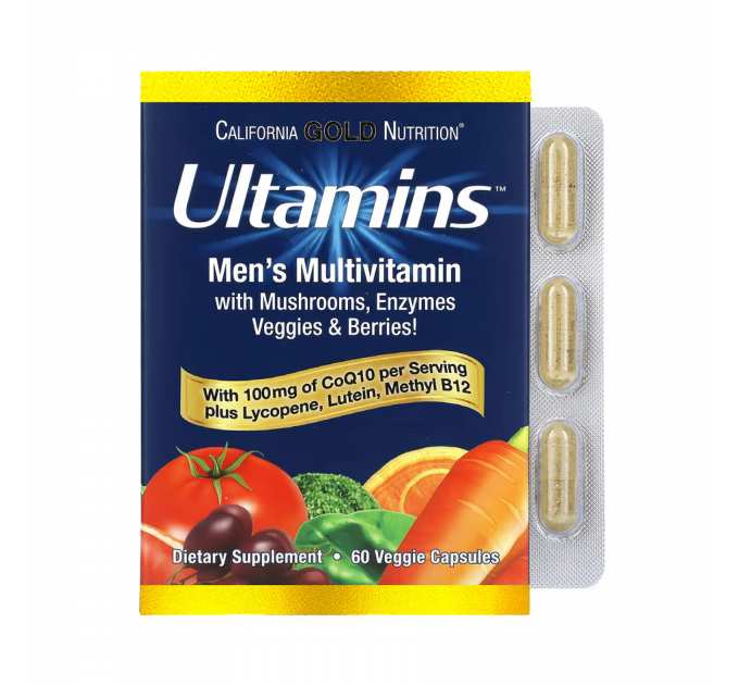 Ultamins MENS Multivitamin - 60 vcaps