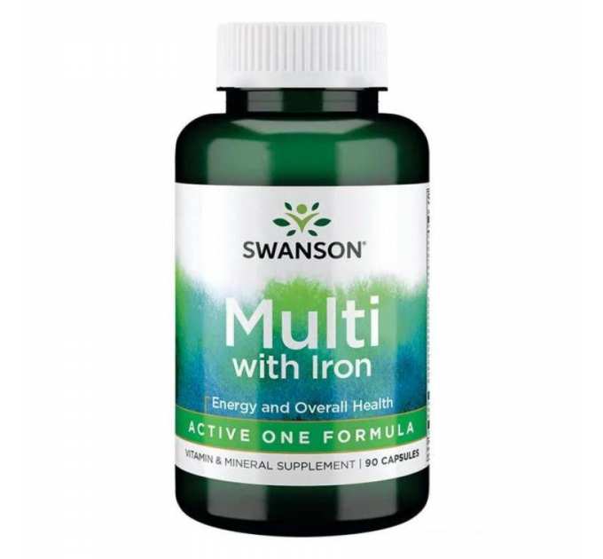 Multi whith Iron Active One Formula - 90 caps