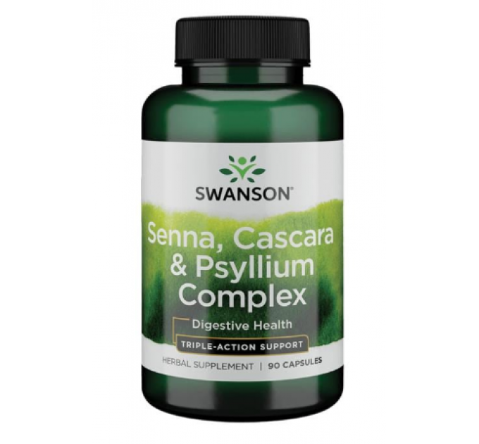 Senna Cascara Psyllium Complex - 90caps