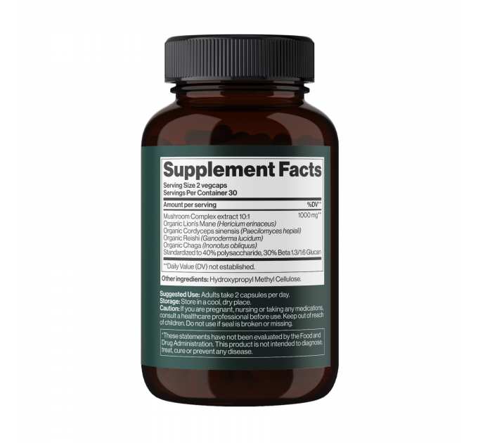 4Mushroom Complex 1000 mg - 60 vegcaps
