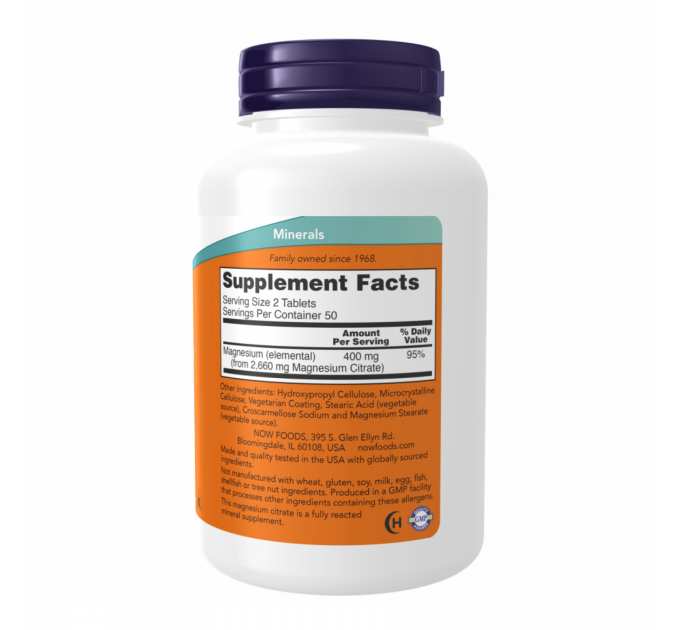 Magnesium Citrate 200mg - 250 tabs
