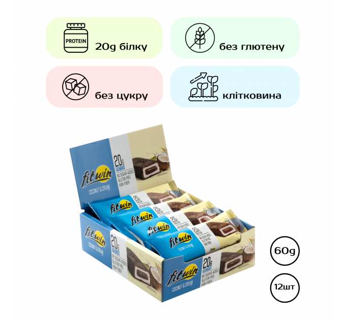FitWin - 12х60g Coconat Cream